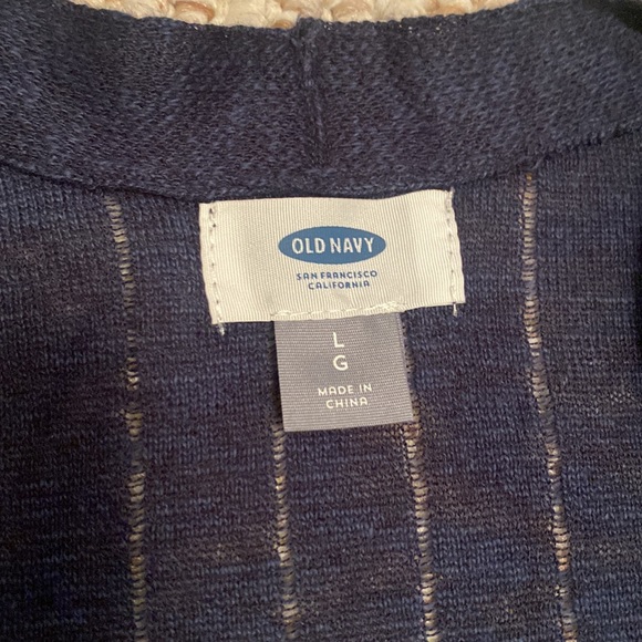 Navy Sleeveless Sweater - Picture 5 of 8